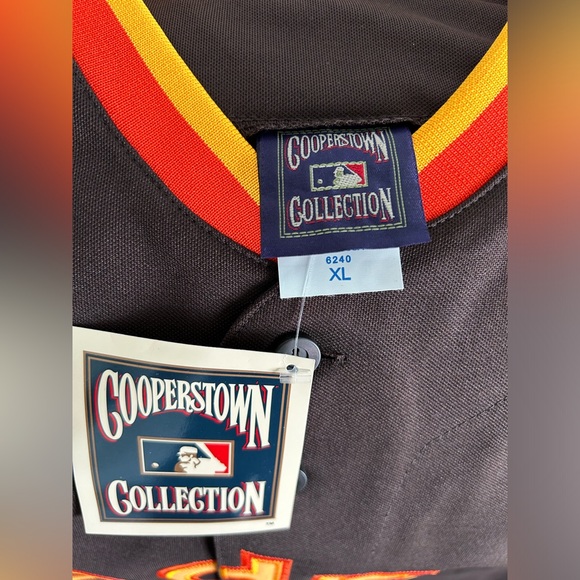 Majestic Cooperstown Collection San Diego Padres MLB Vintage Jersey Men’s Sz: XL - Picture 4 of 7